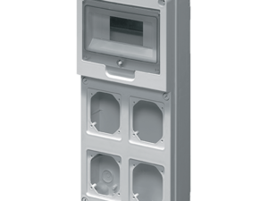 Индустриално ПВЦ табло за 4 контакта 8 модула за АП